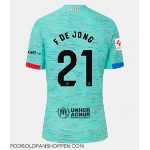 Barcelona Frenkie de Jong #21 Tredjetrøje Dame 2023-24 Kortærmet